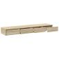 Preview: Nachttisch Sonoma Eiche Holzwerkstoff 140 x 36,5 x 16,5 cm