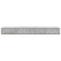 Preview: Nachttisch Beton grau Holzwerkstoff 150 x 36,5 x 16,5 cm