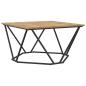 Preview: Couchtisch Massivholz Eiche 80x80x45 cm