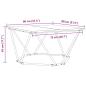 Preview: Couchtisch Massivholz Eiche 80x80x45 cm