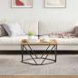Preview: Couchtisch Massivholz Eiche 80x80x45 cm