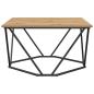 Preview: Couchtisch Massivholz Eiche 80x80x45 cm
