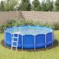 Preview: ARDEBO.de - Pool-Bodentuch Hellgrau Ø550 cm Polyester Geotextil