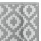 Preview: Outdoor-Teppich ARAKIL Grau 80x150 cm PP