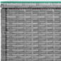 Preview: Beistelltisch Grau 40x37x40,5 cm Polyrattan und Hartglas