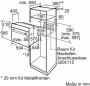 Preview: Siemens iQ100 EQ110KAFB EEK: A Einbau-Herd-Set (EA631GNA1E + HE010FBA1), 3D Heißluft, Schnellaufheizung, schwarz