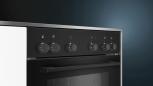 Preview: Siemens iQ100 EQ110KAFB EEK: A Einbau-Herd-Set (EA631GNA1E + HE010FBA1), 3D Heißluft, Schnellaufheizung, schwarz