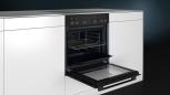 Preview: Siemens iQ100 EQ110KAFB EEK: A Einbau-Herd-Set (EA631GNA1E + HE010FBA1), 3D Heißluft, Schnellaufheizung, schwarz