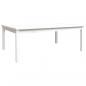 Preview: Gartentisch Weiß 121x82,5x45 cm Massivholz Kiefer
