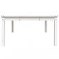 Preview: Gartentisch Weiß 121x82,5x45 cm Massivholz Kiefer