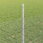 Preview: Geschweißter Drahtzaun mit 44 U-Pfosten Silber 0.5x100 m Stahl