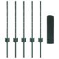Preview: Hühnerdrahtzaun-Set Set aus 2 Grün Metall 10 x 0,5 m Zaun