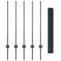 Preview: Gartenzaun Set Set aus 2 Grün Stahl Mittel Langlebig
