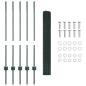 Preview: Gartenzaun Set Set aus 2 Grün Stahl Mittel Langlebig