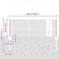 Preview: Geschweißter Drahtzaun mit 11 U-Posten Grau 0.4 x 25 m Stahl
