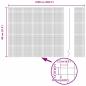 Preview: Schweißzaun mit 11 U-Pfosten Grau 0.8x25 m Stahl