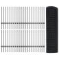 Preview: Welded Wire Fence mit 44 U Pfosten Grau 0.8x100 m Stahl