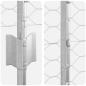 Preview: Verzinktes Gartenzaun Set Set aus 2 Verzinkter Stahl Robust