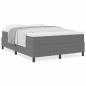 Preview: Boxspringbett mit Matratze Lichtgrau 140x200 cm Cordstoff