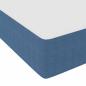 Preview: Boxspringbett mit Matratze Blau 140x200 cm Cordstoff