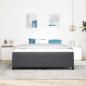 Preview: Boxspringbett mit Matratze Dunkelgrau Super King Cordstoff