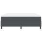 Preview: Boxspringbett mit Matratze Dunkelgrau Super King Cordstoff