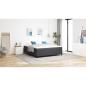 Preview: Boxspringbett mit Matratze Dunkelgrau Super King Cordstoff