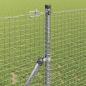 Preview: Schweißdrahtzaun mit 13 Pfosten 1,2x25 m Verzinkter Stahl