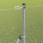 Preview: Geschweißter Drahtzaun, bodenverankert 25 x 1,6 m Silber Netz