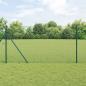 Preview: ARDEBO.de - Zaunpfosten-Set 2er Set Grün Stahl, PVC 10 x 1 m Robust