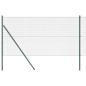 Preview: Zaunpfosten-Set 2er Set Grün Stahl, PVC 10 x 1 m Robust