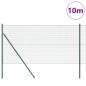 Preview: Zaunpfosten-Set 2er Set Grün Stahl, PVC 10 x 1 m Robust