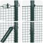 Preview: Zaunpfosten-Set 2er Set Grün Stahl, PVC 10 x 1 m Robust