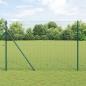 Preview: ARDEBO.de - Geschweißter Drahtzaun mit 13 Pfosten Grün 1,6x25 m Stahl