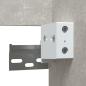 Preview: Badschrank mit Spiegel Betongrau Holzwerkstoff