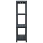 Preview: Lagerregale 5 Stk. Schwarz 60 x 30 x 138 cm Kunststoff
