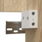 Preview: Badschrank mit Spiegel Sonoma-Eiche Holzwerkstoff