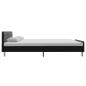 Preview: Bettgestell Dunkelgrau Sackleinen 160x200 cm