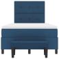 Preview: Boxspringbett mit Matratze & Bank Blau 120x200 cm Stoff