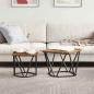 Preview: Couchtisch Recyceltes Holz Metall, Holz Mittel Stylisch
