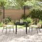 Preview: 3-teiliges Garten-Ess-Set mit Kissen Braun Poly Rattan
