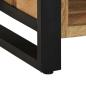 Preview: Schuhbank 100x40x50 cm Massivholz Raues Mango