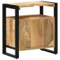 Preview: Badezimmer Waschbecken Schrank 55x35x60 cm Massivholz Kiefer