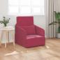 Preview: ARDEBO.de - Futon-Sofa 2-in-1 Weinrot 65x80x83 cm Samt