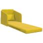 Preview: Boden Schlafsofa 2-in-1 Gelb 65x80x83 cm Samt