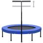 Preview: Fitness Trampolin mit Griff und Sicherheitspolster 122 cm