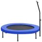 Preview: Fitness Trampolin mit Griff und Sicherheitspolster 122 cm