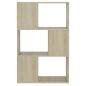 Preview: Bücherregal Raumteiler Sonoma-Eiche 60x24x94 cm Holzwerkstoff