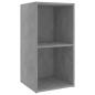 Preview: TV-Schränke 4 Stk. Betongrau 72x35x36,5 cm Holzwerkstoff
