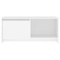 Preview: TV-Schrank Weiß 90x35x40 cm Holzwerkstoff